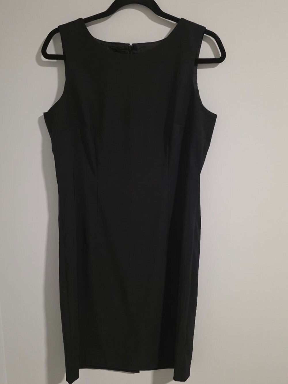 Mario Serrani Italy Black Sleeveless Sheath Dress Women’s Size 10